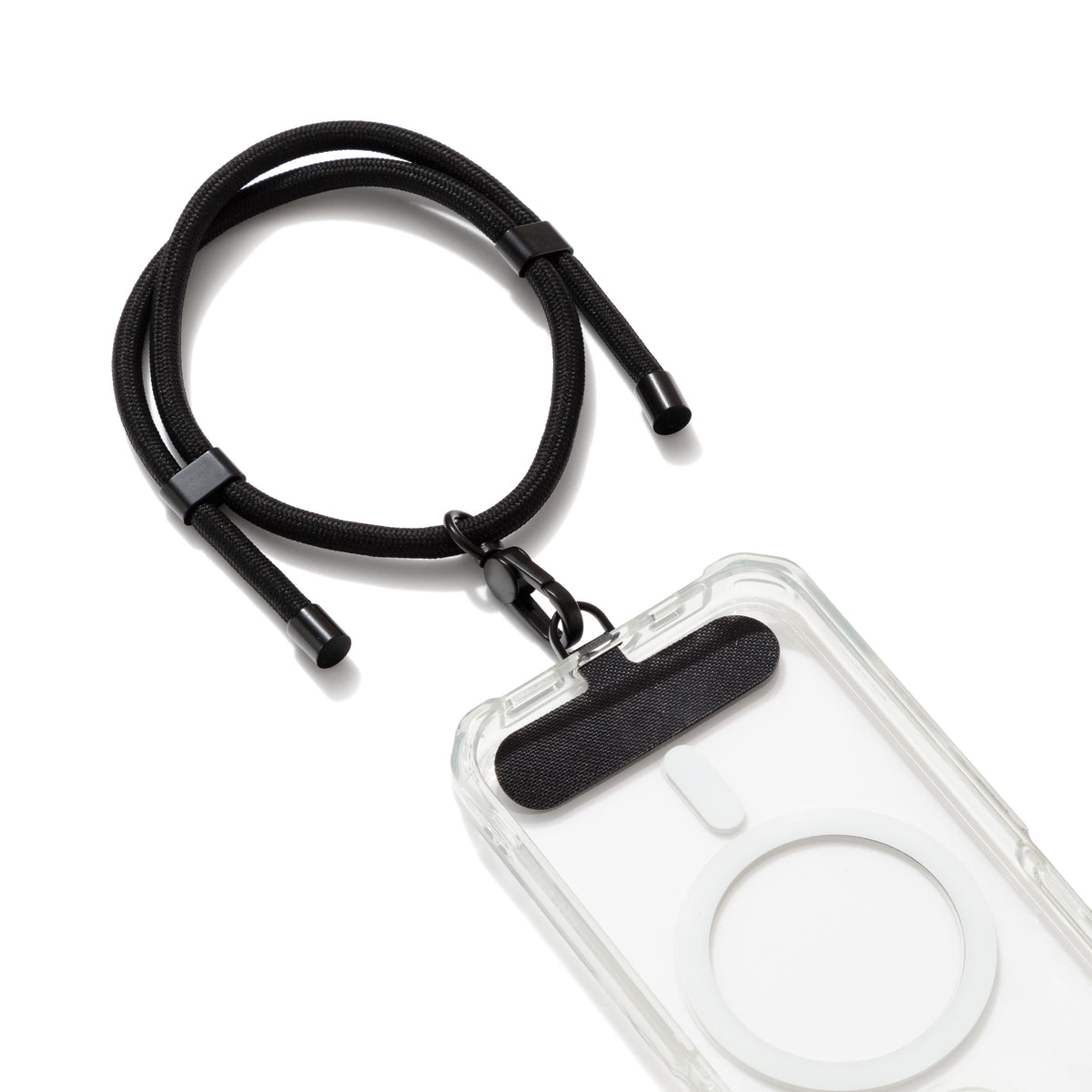 Wrist Adjustable Phone Strap- Black (Not compatible with our wallet cases)