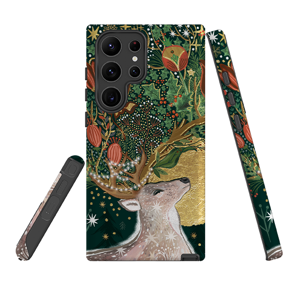 Samsung Tough Case - Winter Deer I By Emma Frances Grant
