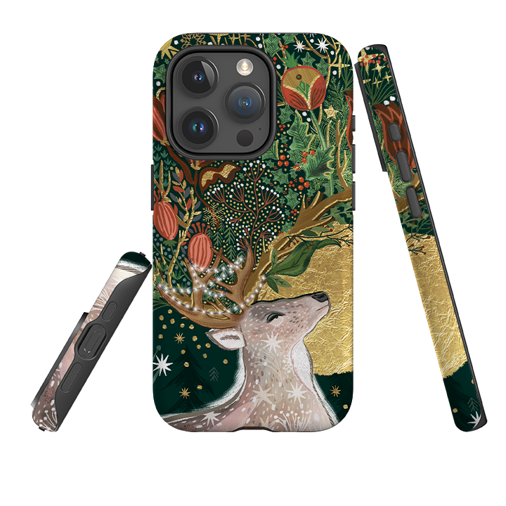 iPhone Tough Case - Winter Deer I By Emma Frances Grant
