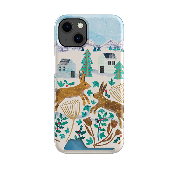 Xmas Hare Case and Card Case By Tracey English