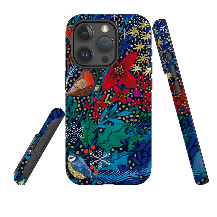 iPhone Tough Case - Xmas Robin II By Emma Frances Grant
