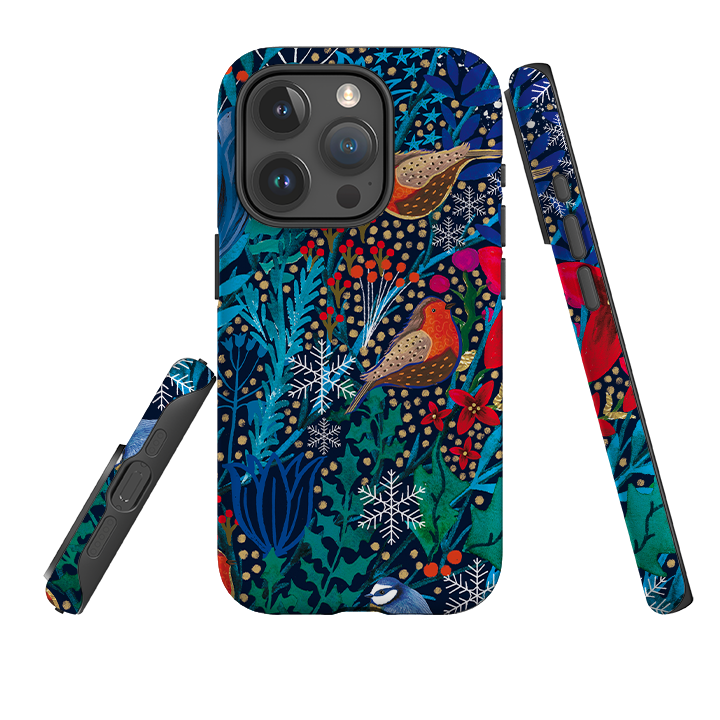 iPhone Tough Case - Xmas Robin III By Emma Frances Grant
