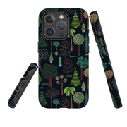 iPhone MagSafe Tough Case -  Xmas Trees Dark By Caroline Bonne Muller