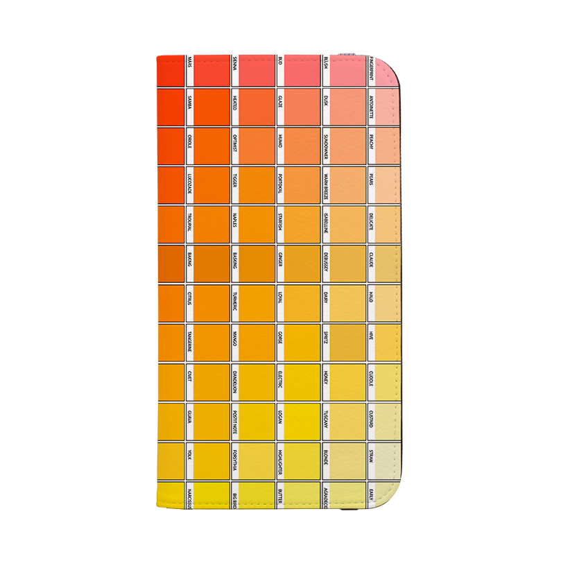Yellow Chromology By Kitty Joseph Wallet case