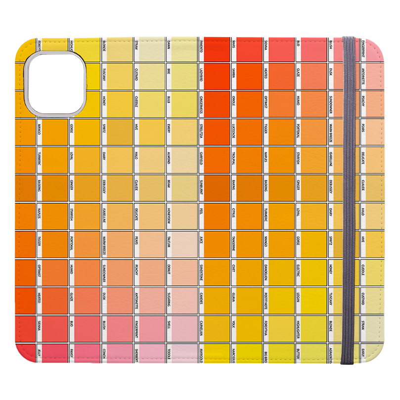 Yellow Chromology By Kitty Joseph Wallet case