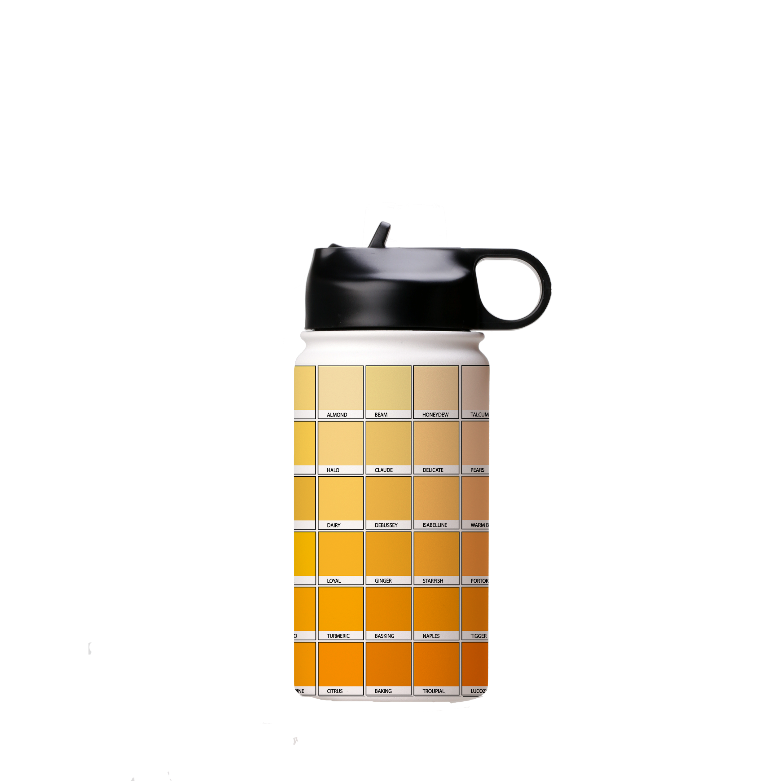 Yellow Chromology By Kitty Joseph Insulated Stainless Steel Water Bottle
