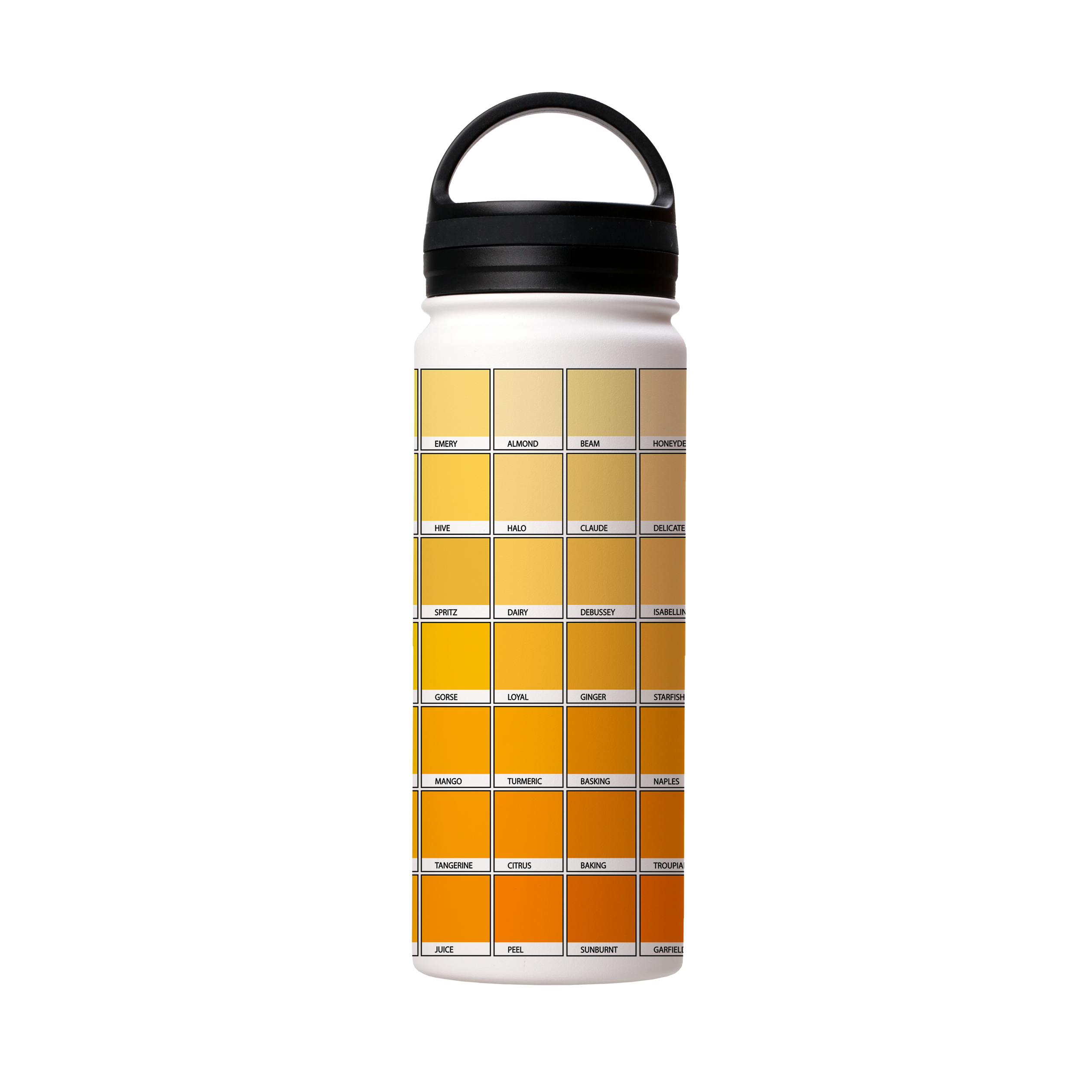 Yellow Chromology By Kitty Joseph Insulated Stainless Steel Water Bottle
