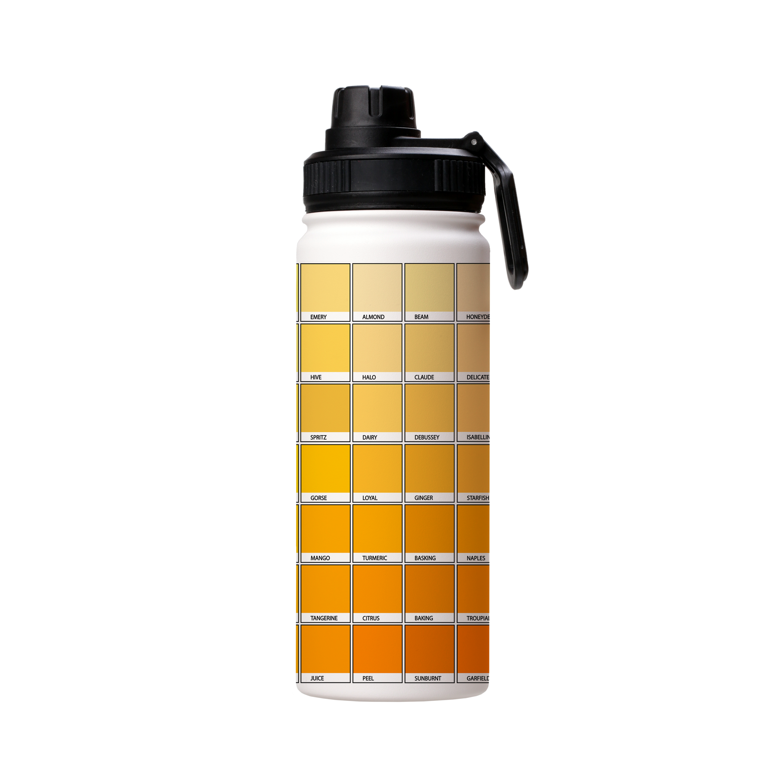 Yellow Chromology By Kitty Joseph Insulated Stainless Steel Water Bottle