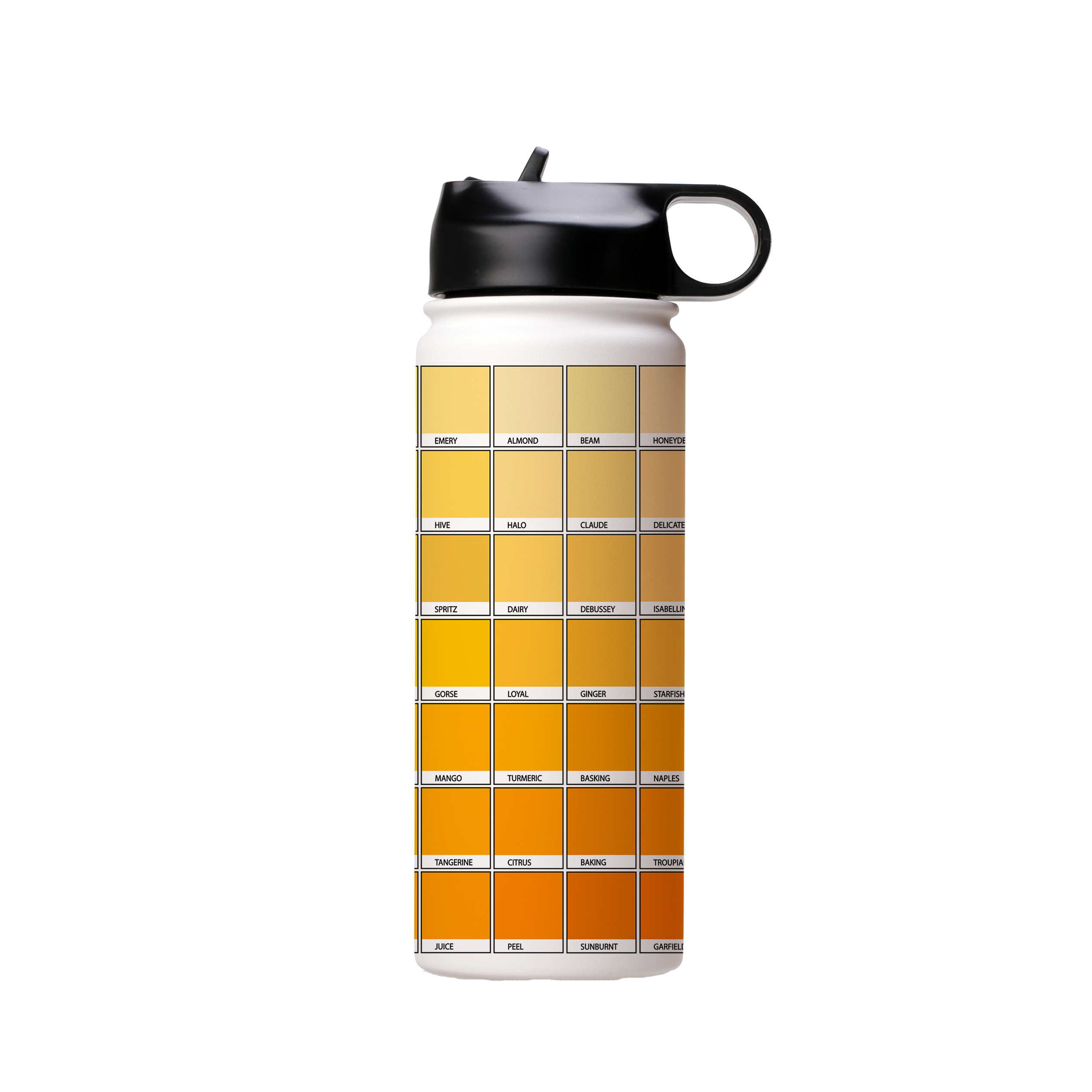 Yellow Chromology By Kitty Joseph Insulated Stainless Steel Water Bottle