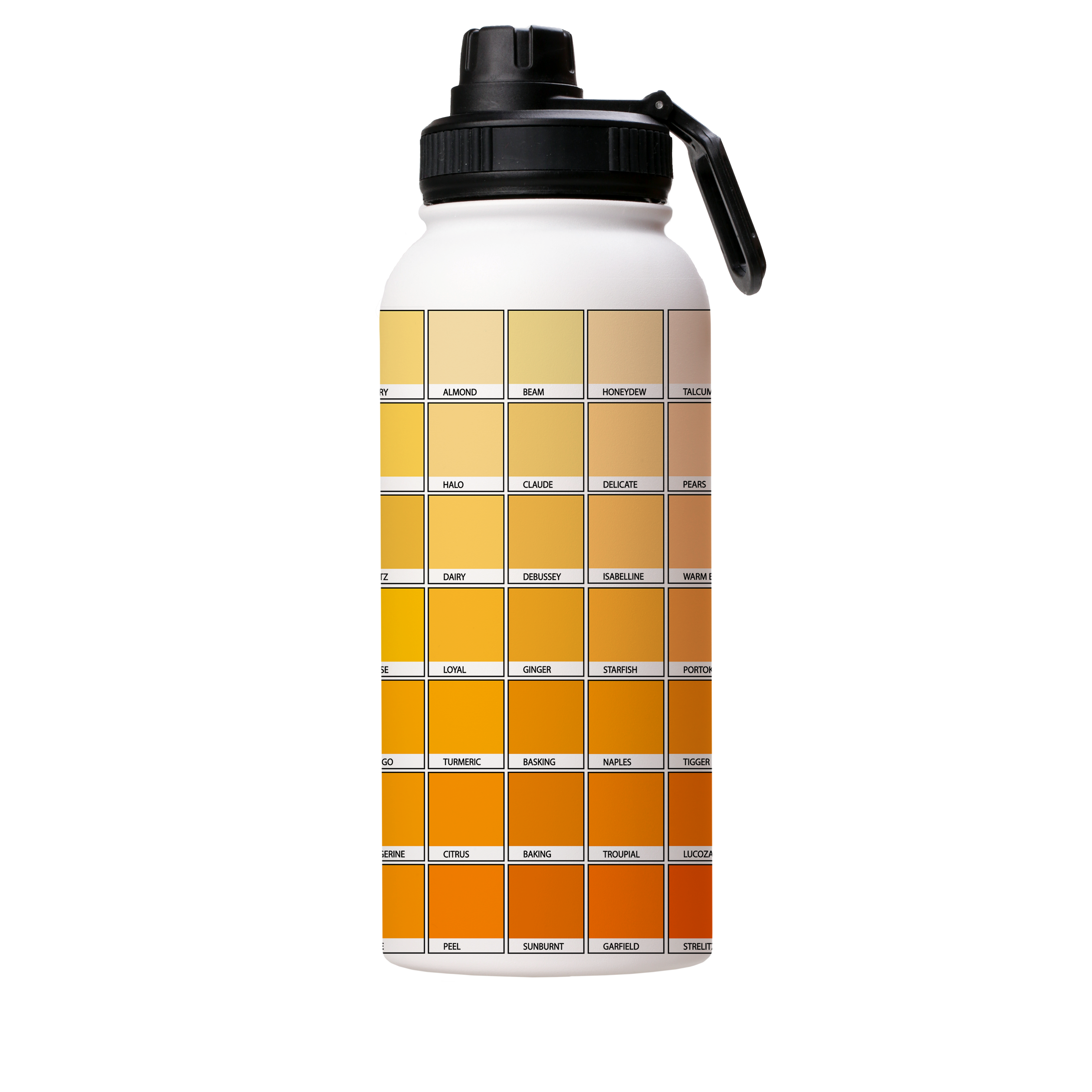 Yellow Chromology By Kitty Joseph Insulated Stainless Steel Water Bottle