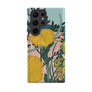 Samsung Tough Case - Yellow Poppies By Kate Heiss