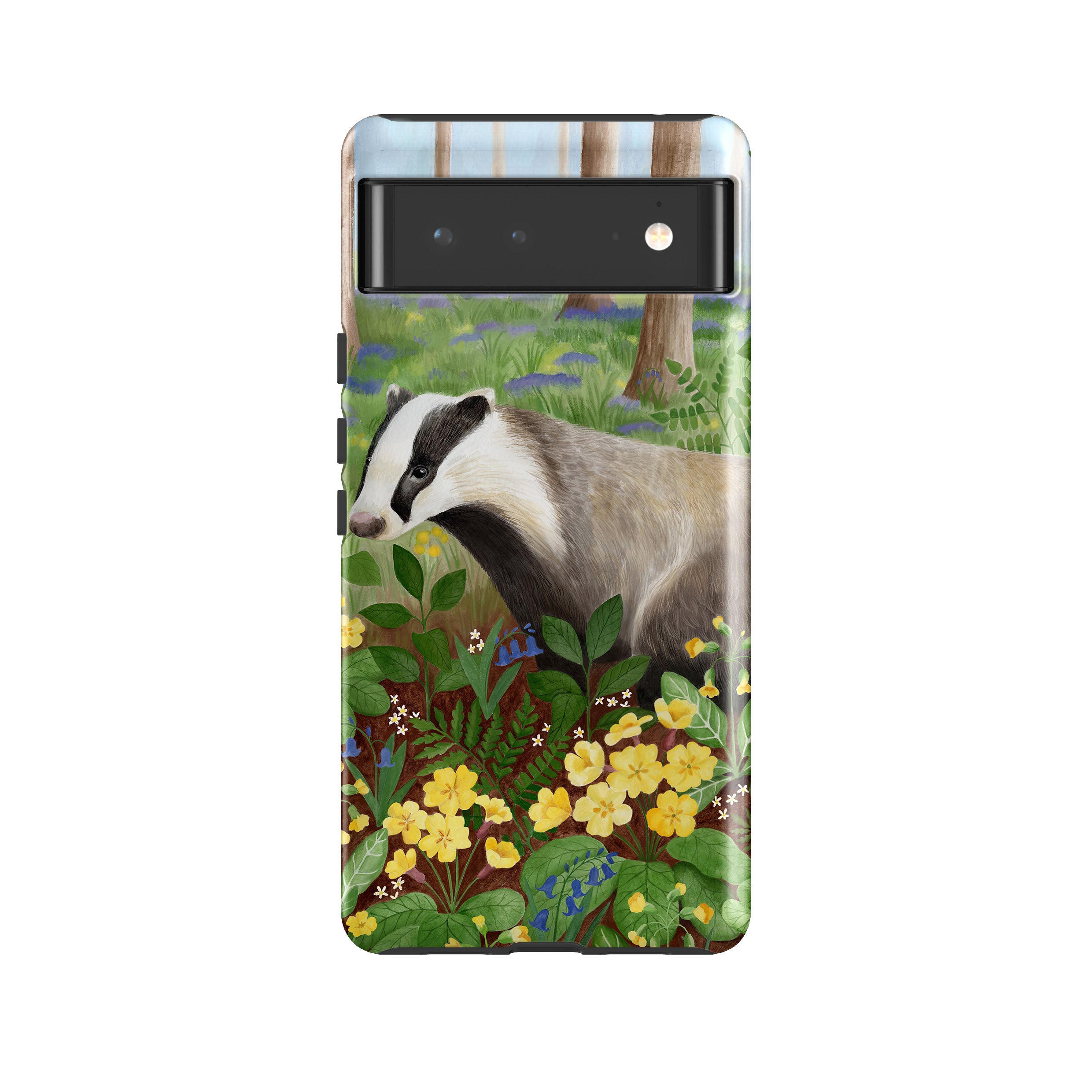 Google Tough Case -  Bluebell Badger By Bex Parkin