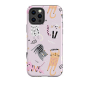 iPhone Tough Case - Cat And Bone Pink