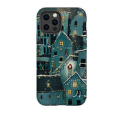 iPhone Tough Case - Citywinkles Blue By Maja Lindberg
