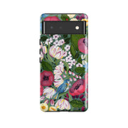 Google Tough Case -  Bluebird Flowers By Bex Parkin