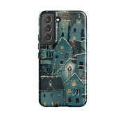 Samsung Tough Case - Citywinkles Blue By Maja Lindberg