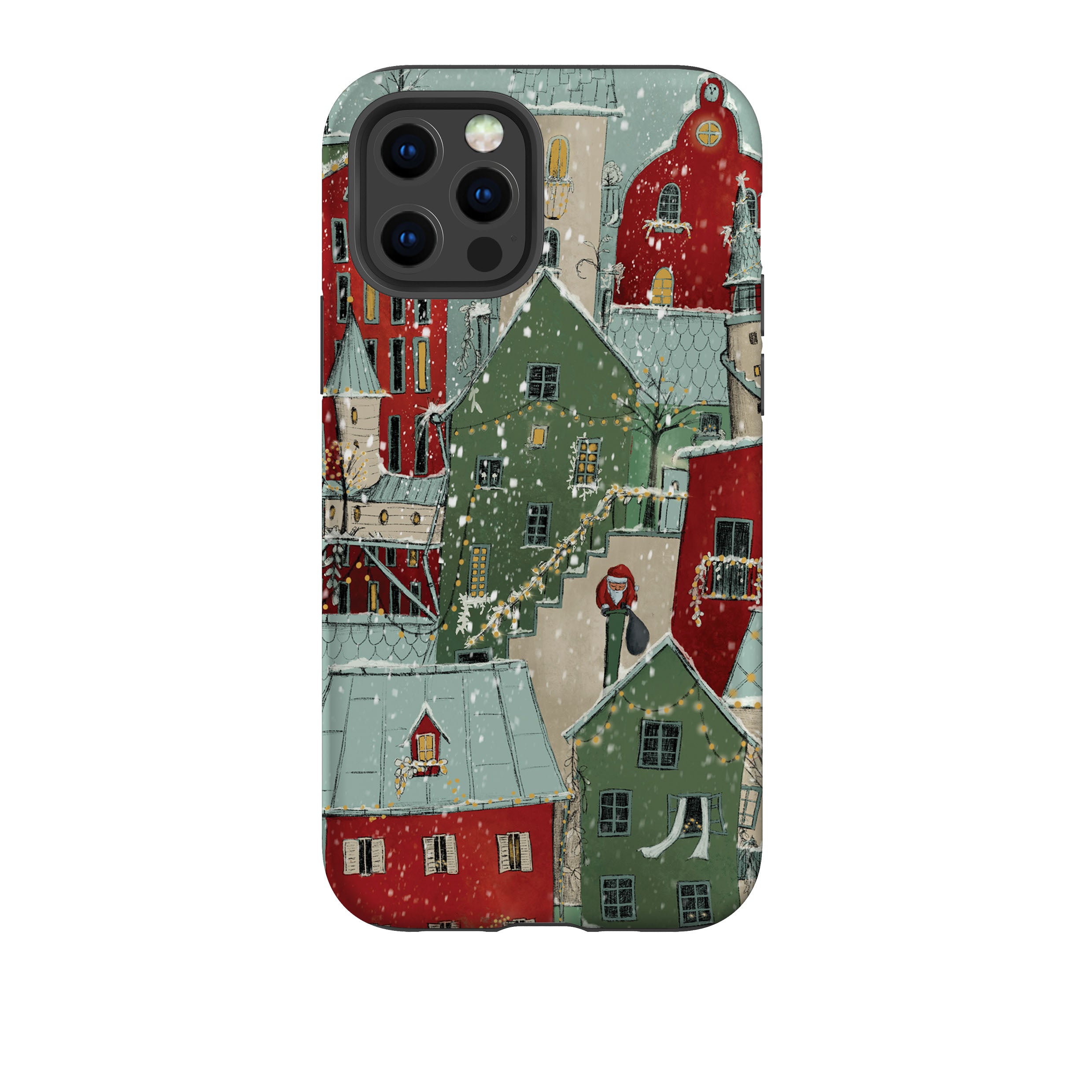 iPhone Tough Case - Citywinkles Red By Maja Lindberg