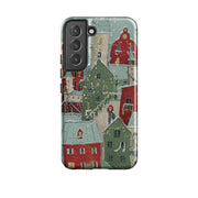 Samsung Tough Case - Citywinkles Red By Maja Lindberg