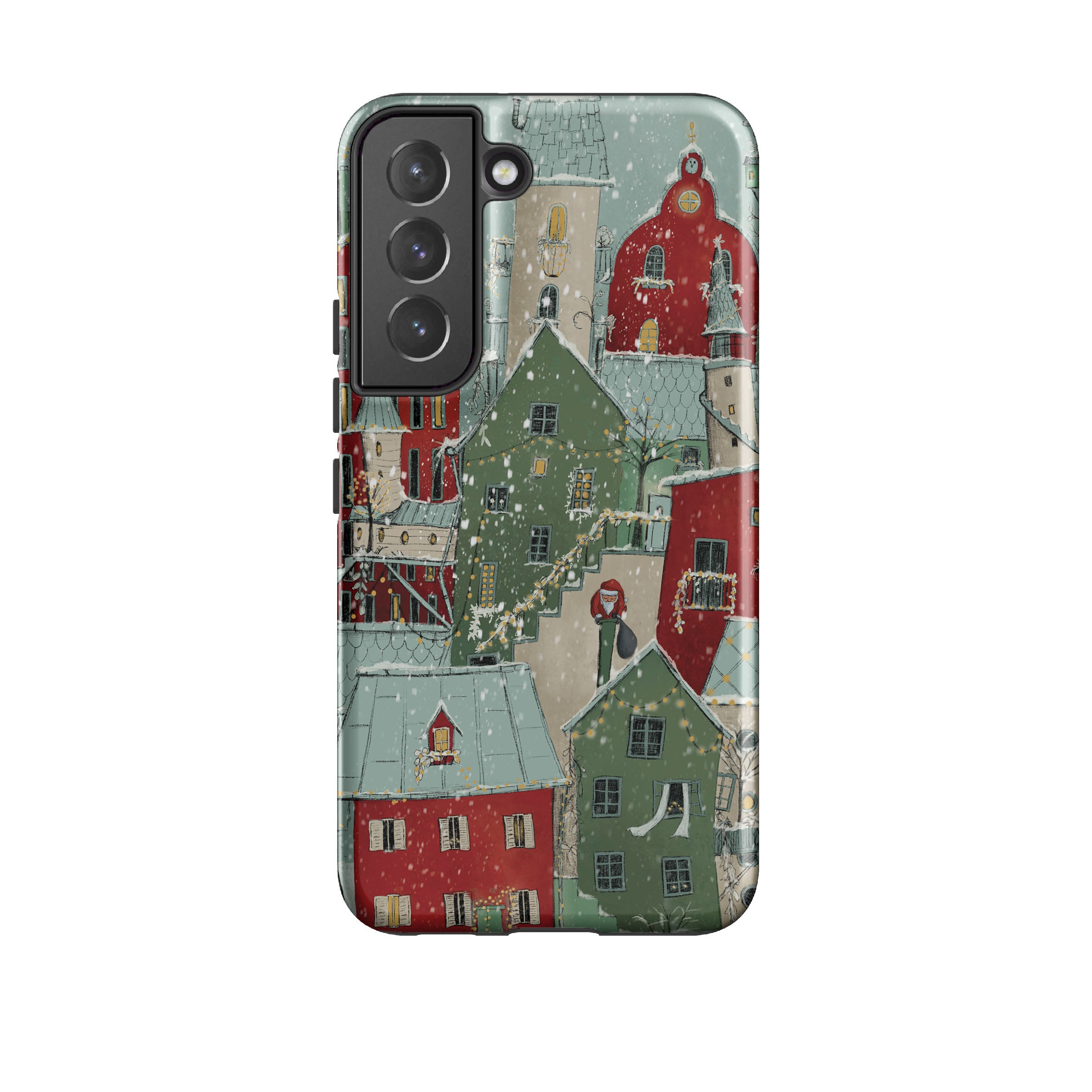 Samsung Tough Case - Citywinkles Red By Maja Lindberg