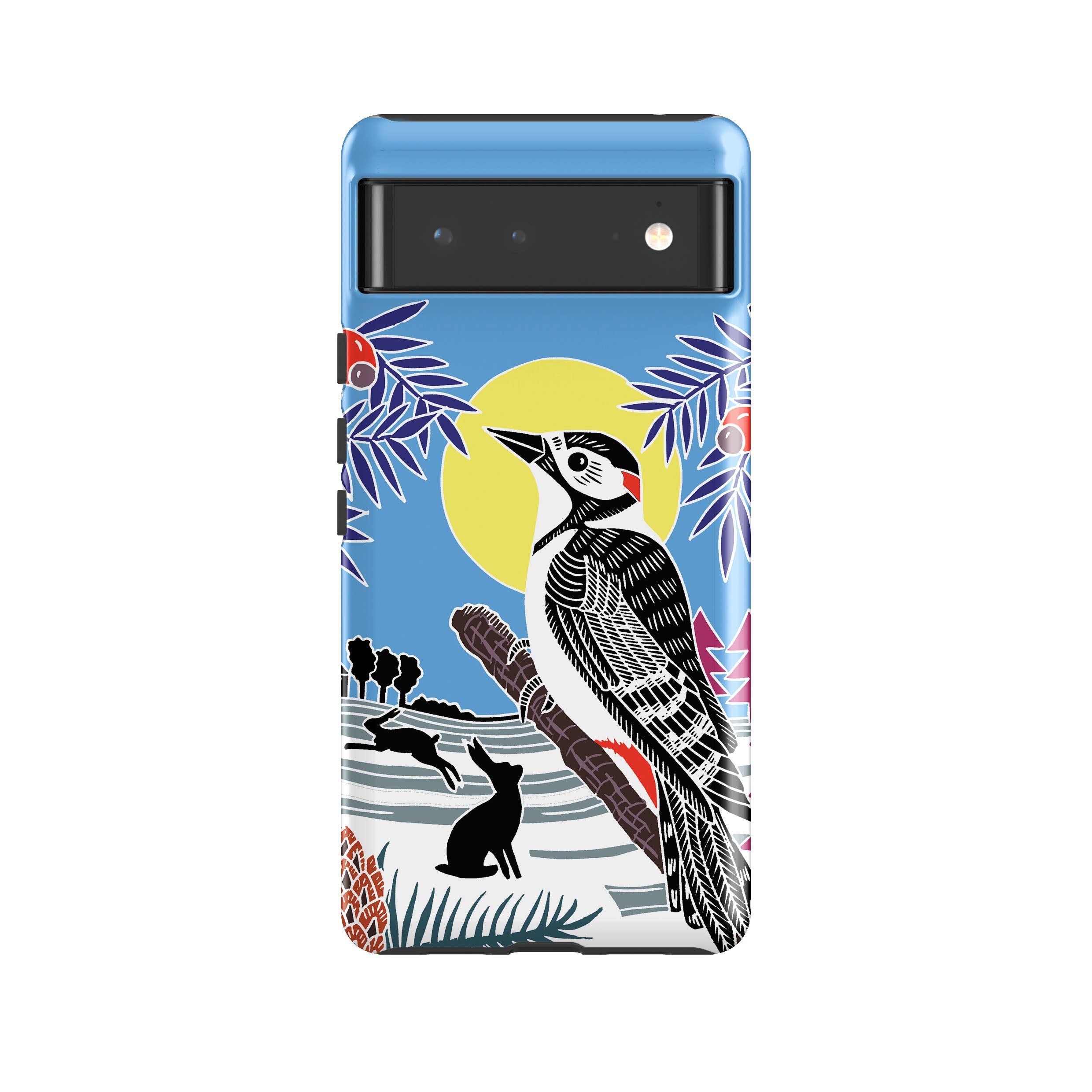 Google Tough Case -  Woodpecker Yellow By Kate Heiss