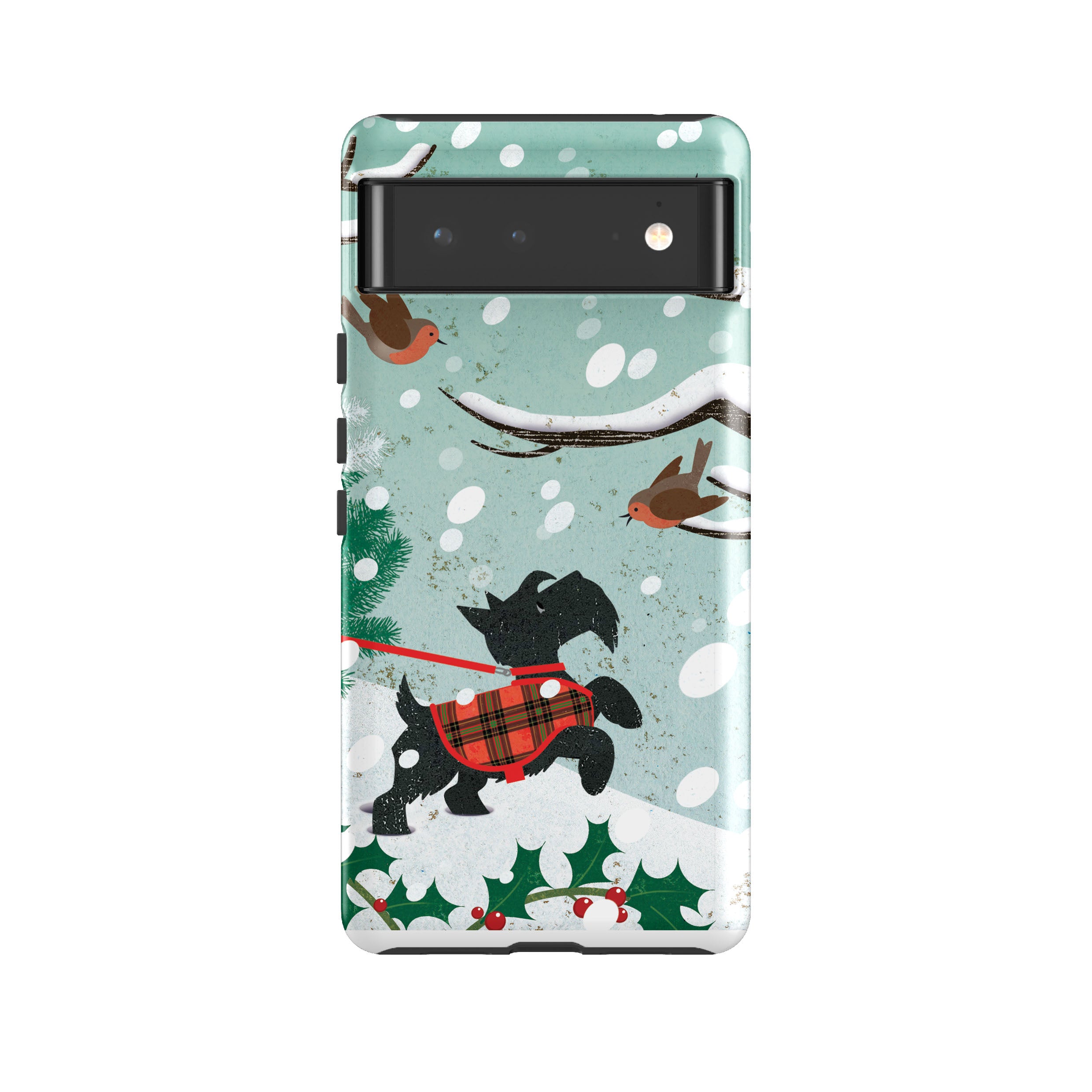 Google Tough Case -  Scottie in Snow By Liane Payne