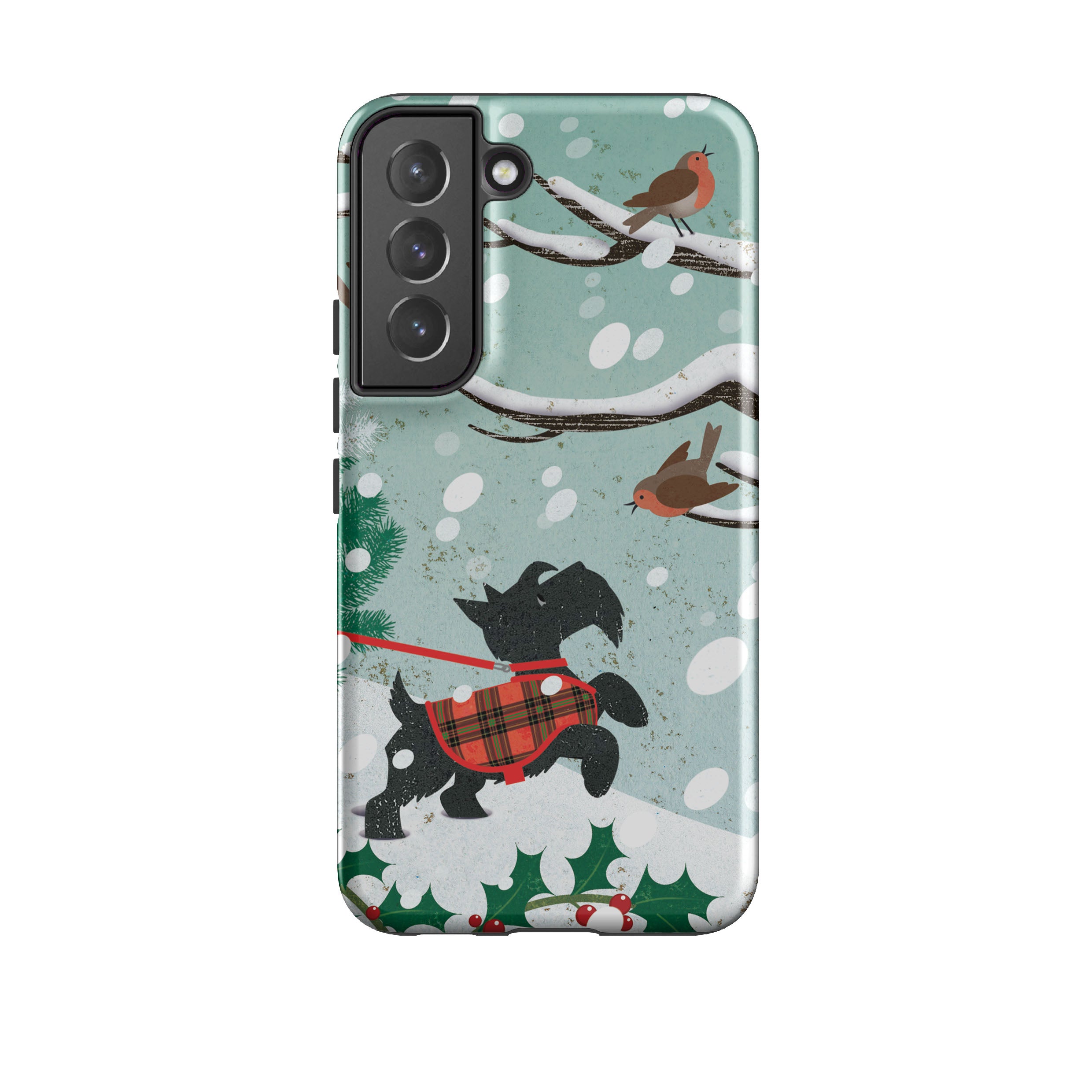 Samsung Tough Case - Scottie in Snow By Liane Payne