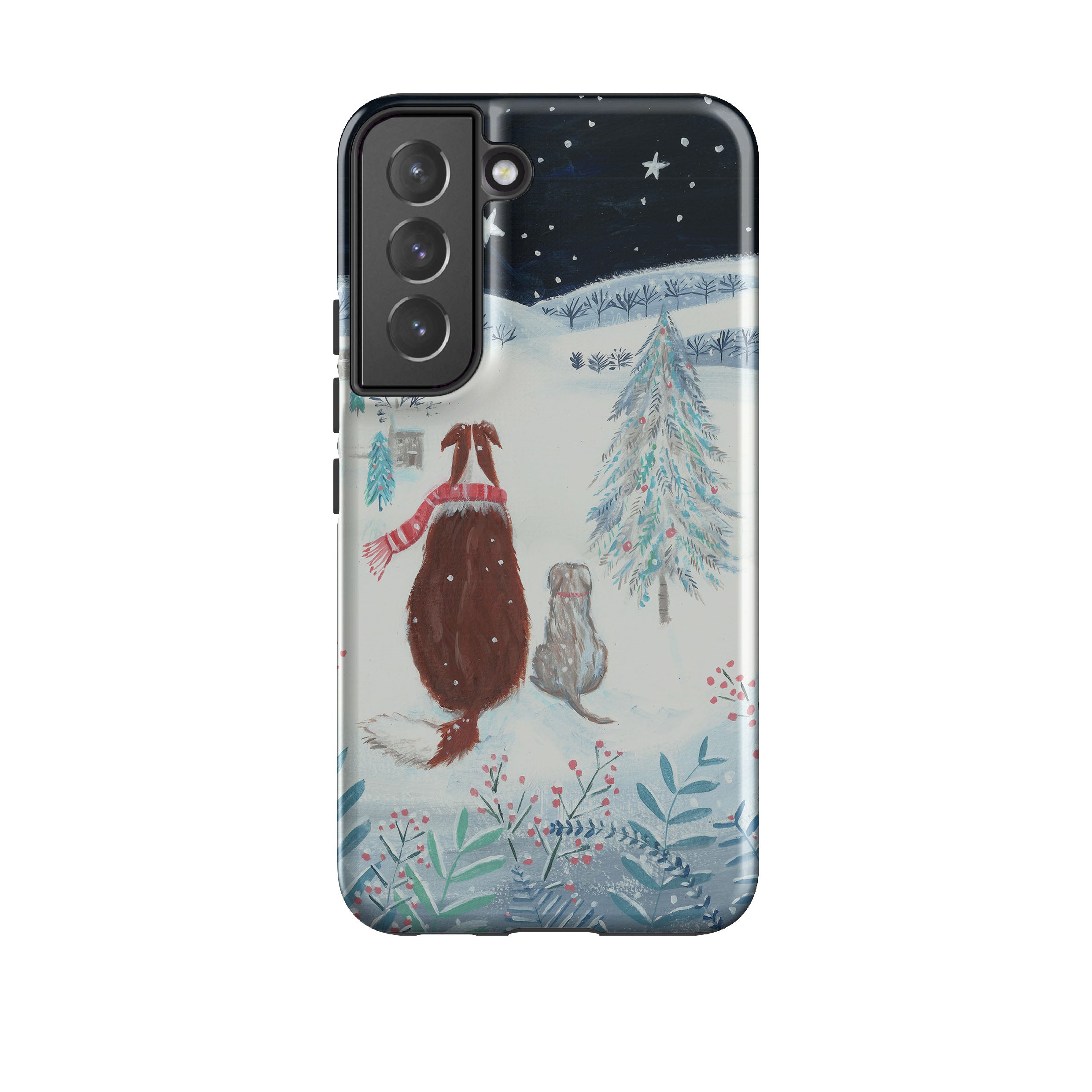 Samsung Tough Case - Snow Dogs By Mary Stubberfield