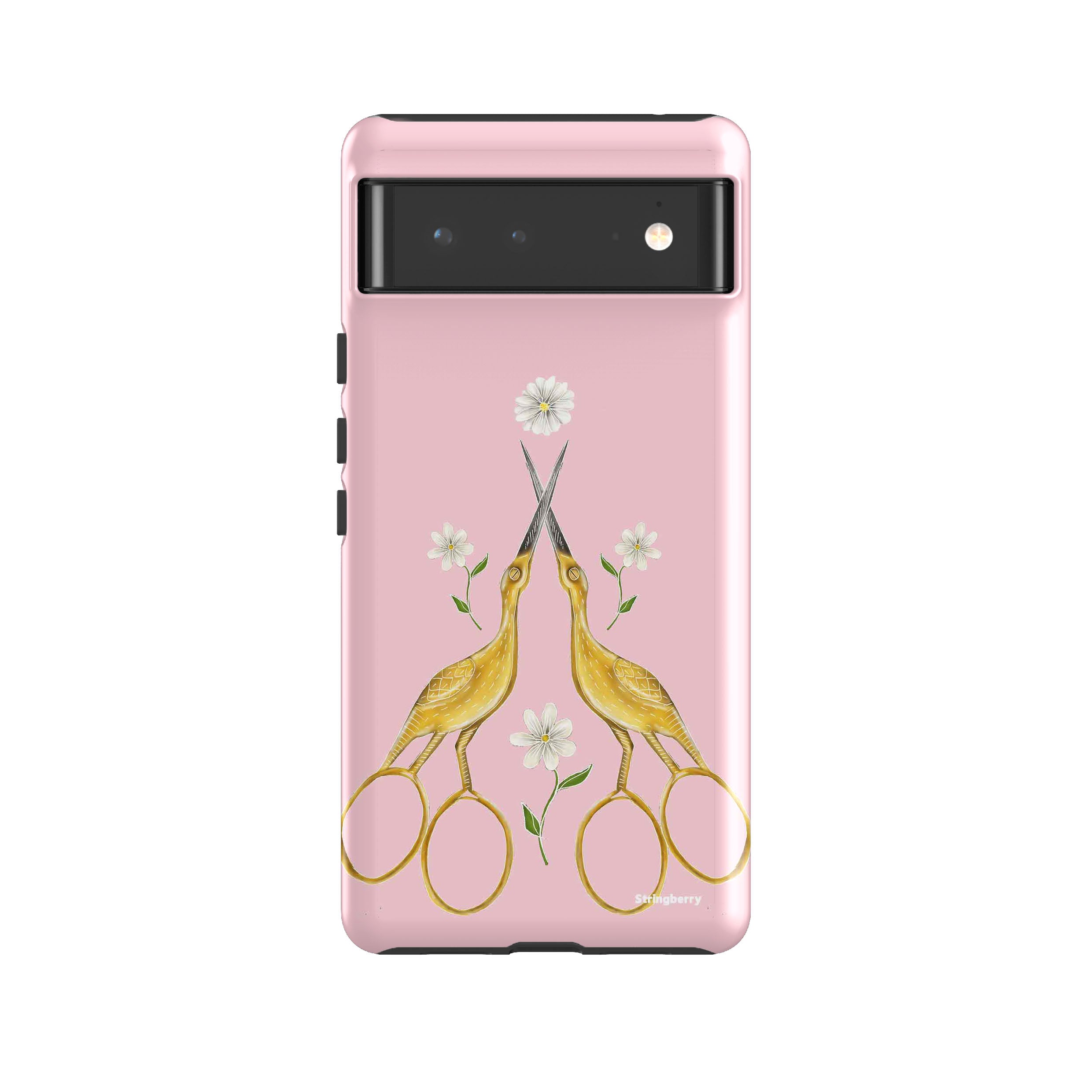 Google Tough Case -  Google Pixel Case Heron Scissors By Catherine Rowe