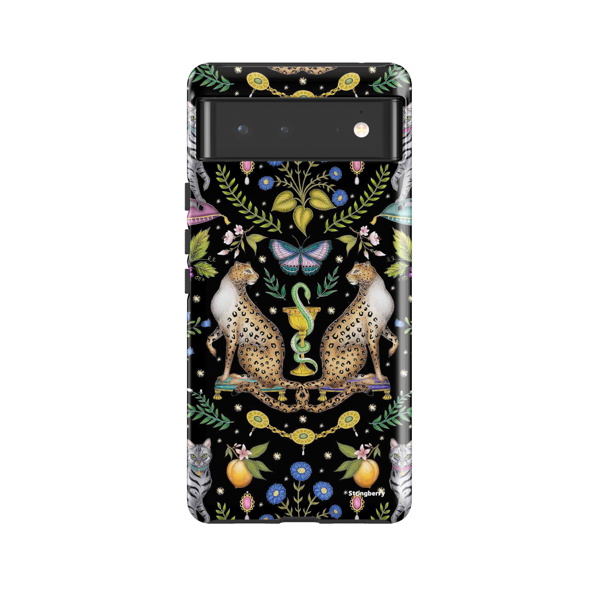 Google Tough Case -  Google Pixel Case Kyoto No Ruffs By Catherine Rowe