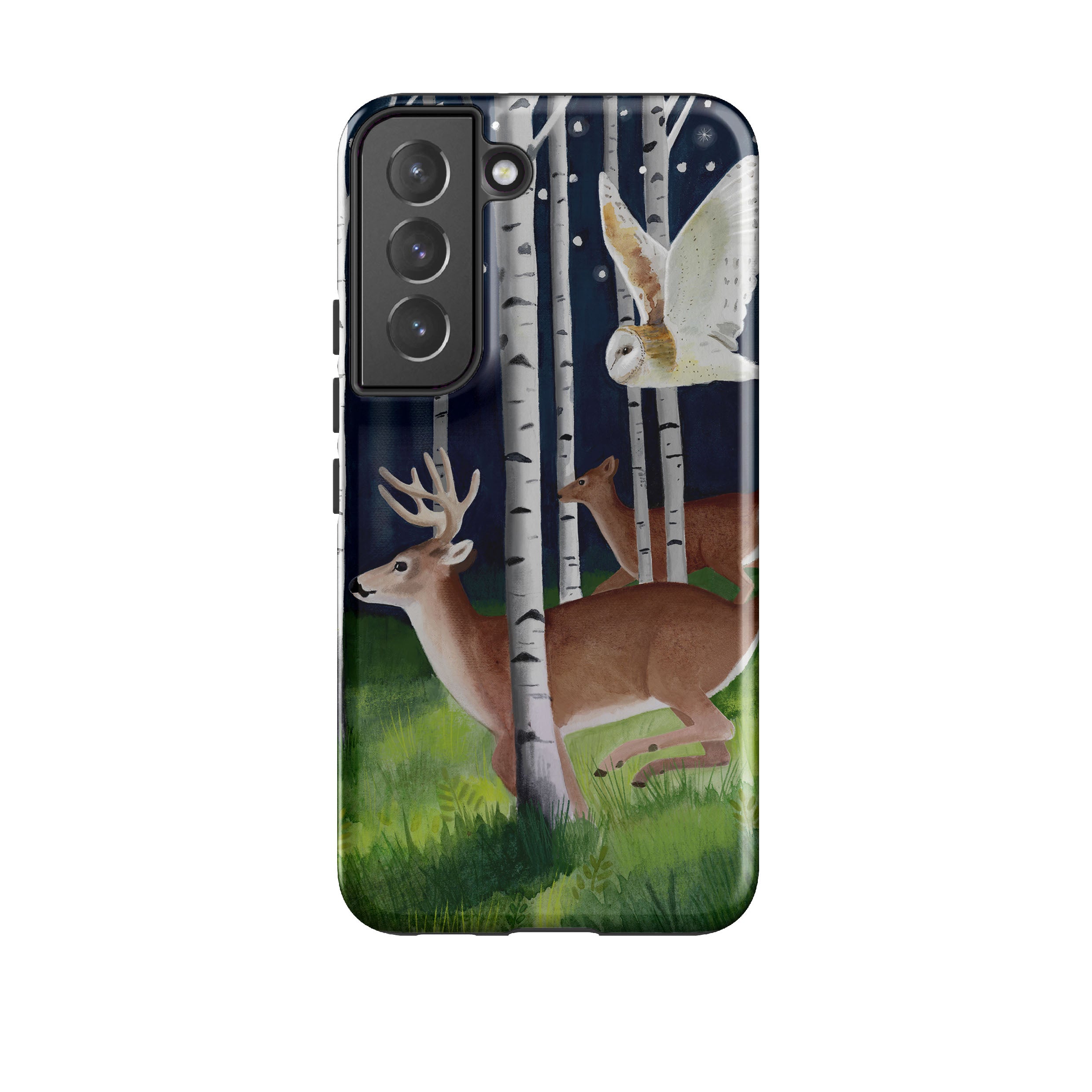 Samsung Tough Case - Green Forest By Bex Parkin