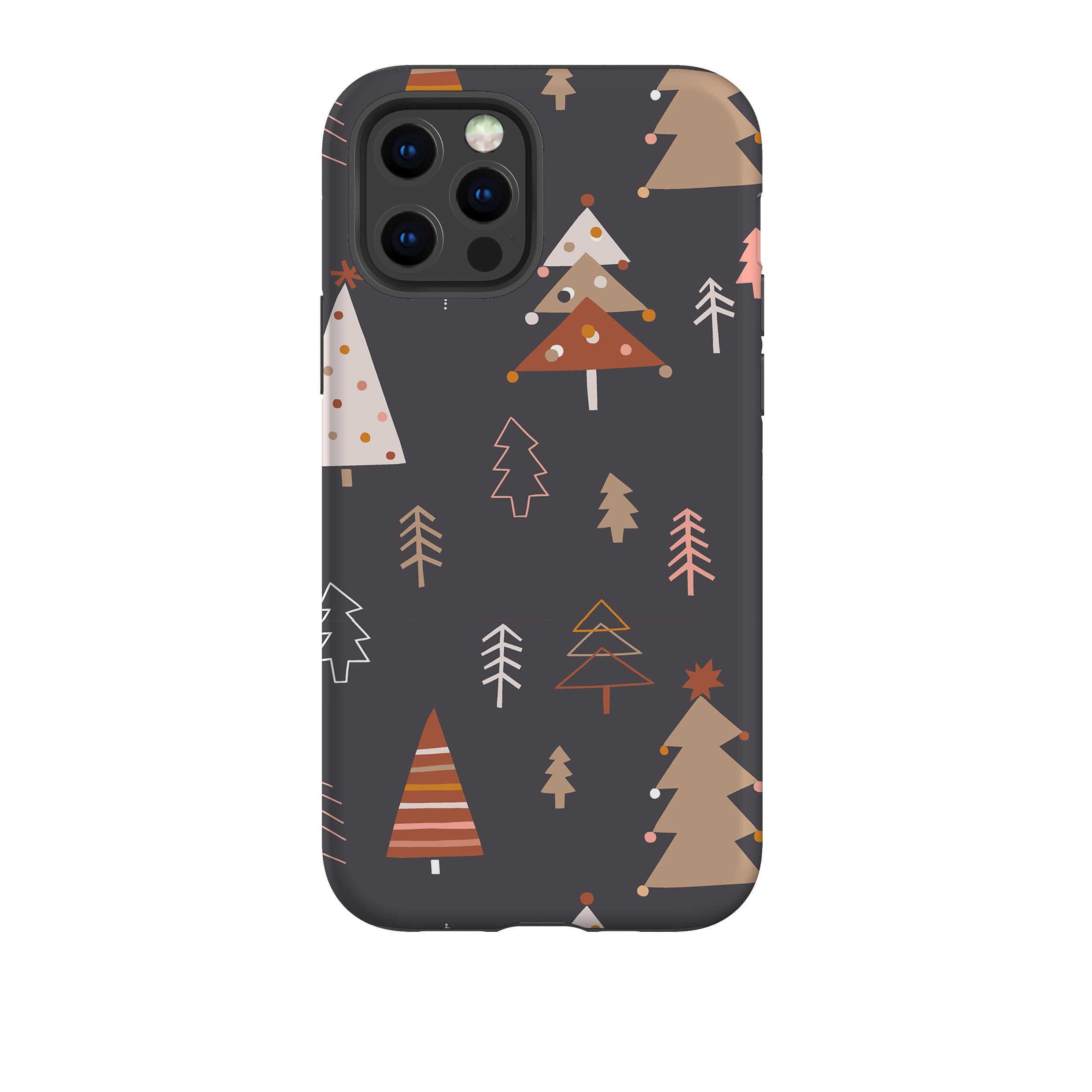 iPhone Tough Case - Dark Xmas Trees