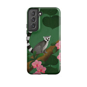 Samsung Tough Case - Lemur And Orchids By Bex Parkin