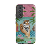 Samsung Tough Case - Lotus Tiger By Bex Parkin