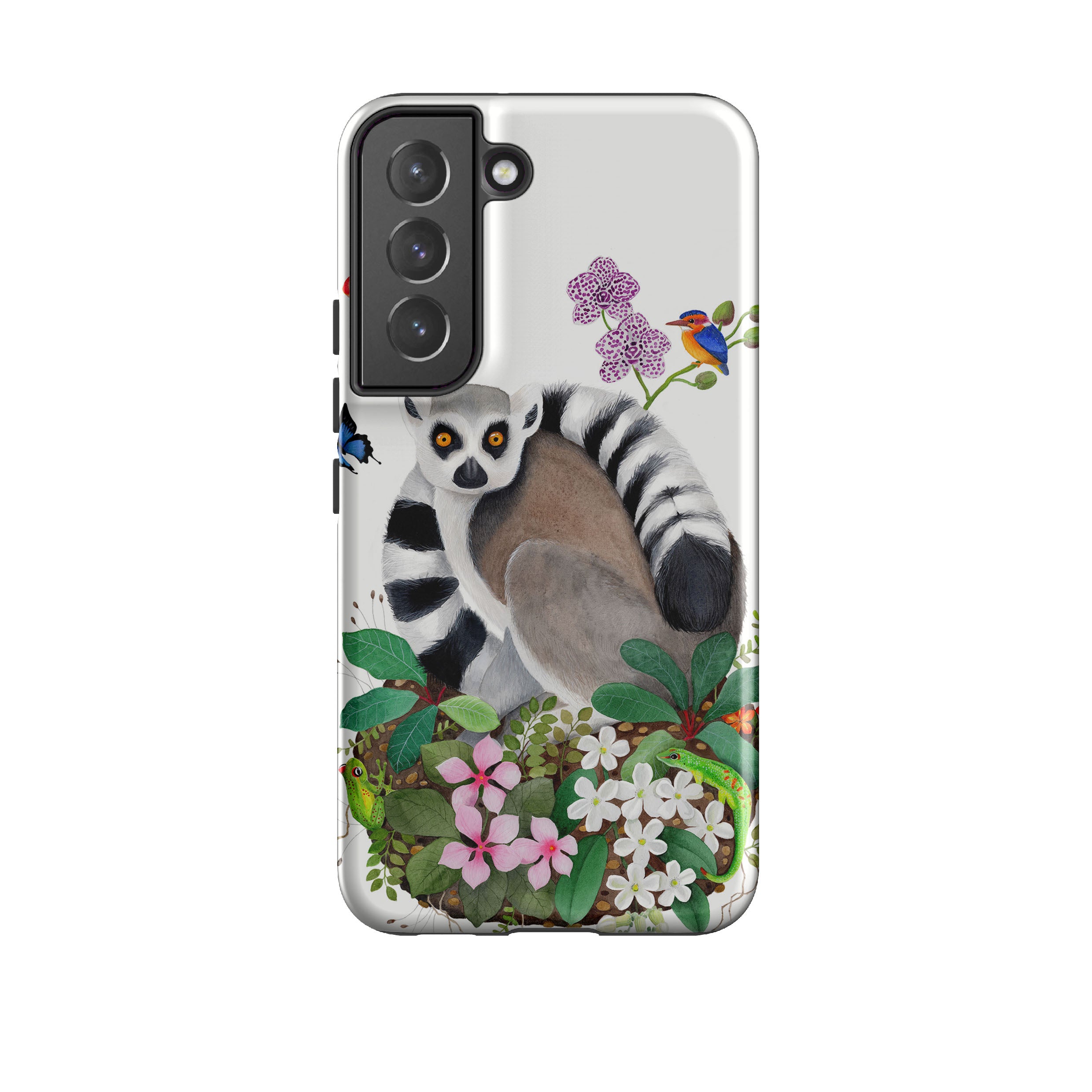 Samsung Tough Case - Madagascar Lemur By Bex Parkin