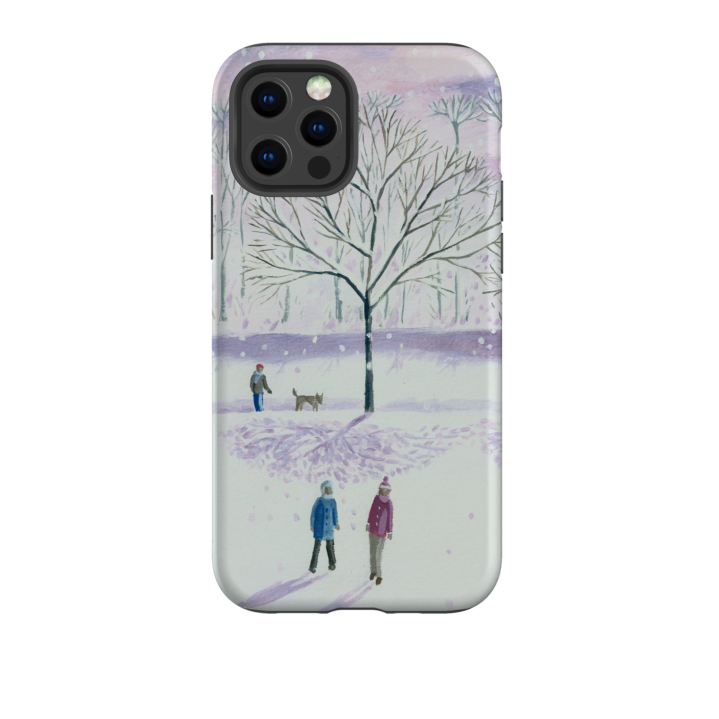 iPhone Tough Case - Xmas Park By Mary Stubberfield
