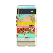 Google Tough Case -  Palm Motel Tiger By Bex Parkin