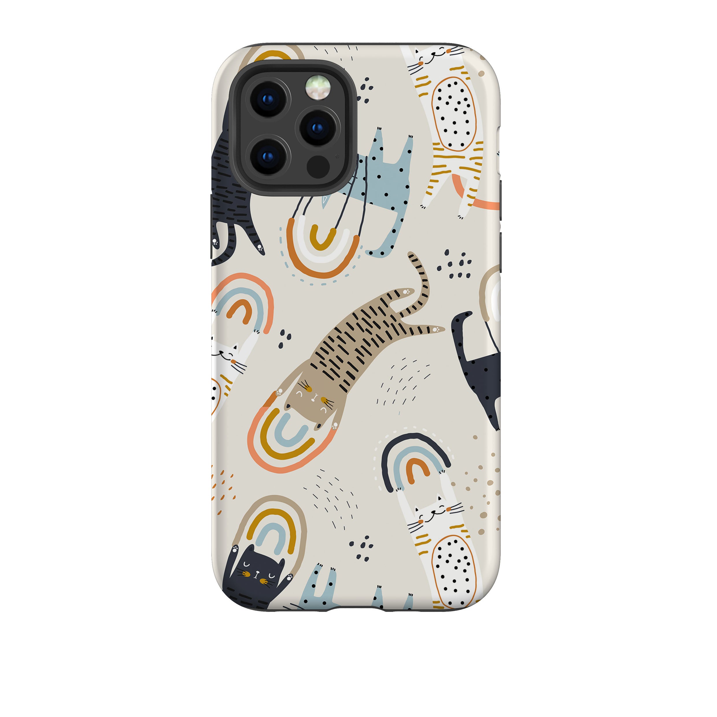 iPhone Tough Case - Rainbow Cats