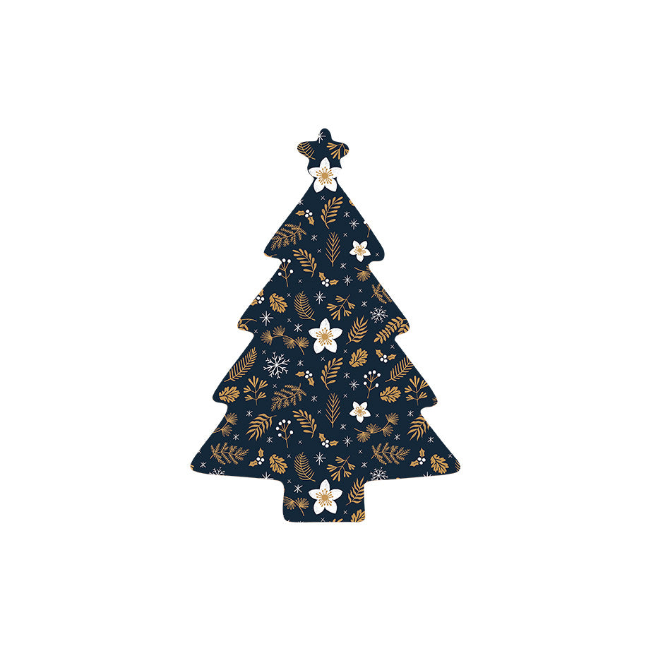 Christmas Decorations ALL IS CALM- Wooden Xmas Tree And Fridge Magnet