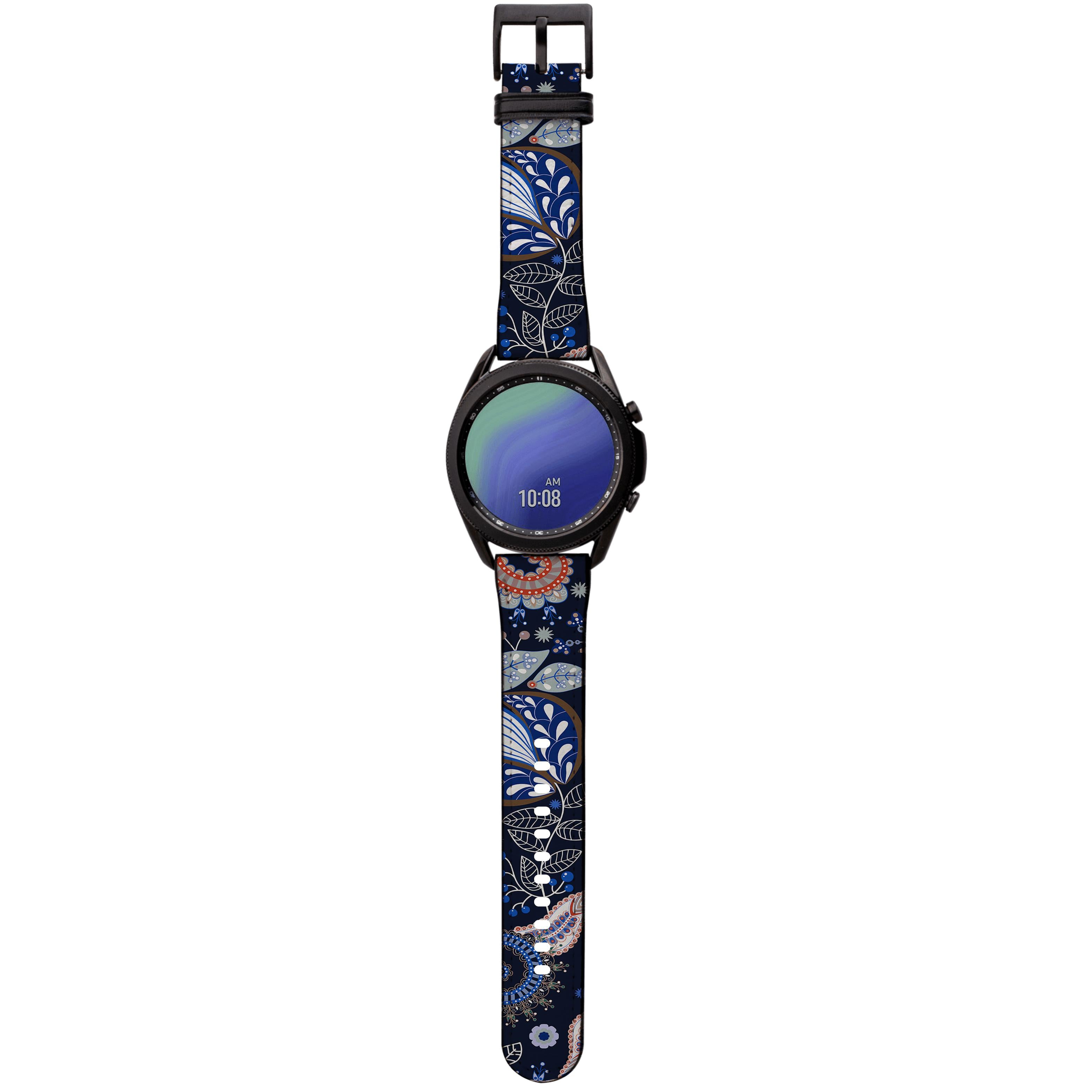 Apple Watch Straps-Andersea Android Watch Strap-Paper Leather Samsung Watch Straps Product Details Get trendy with our Paper leather Samsung Watch bands. Available for all models of Samsung watch. High quality Paper Leather Fully printed on all exterior sides. Samsung Watch Band 40mm/42mm Samsung Watch Band 45mm/46mm-Stringberry