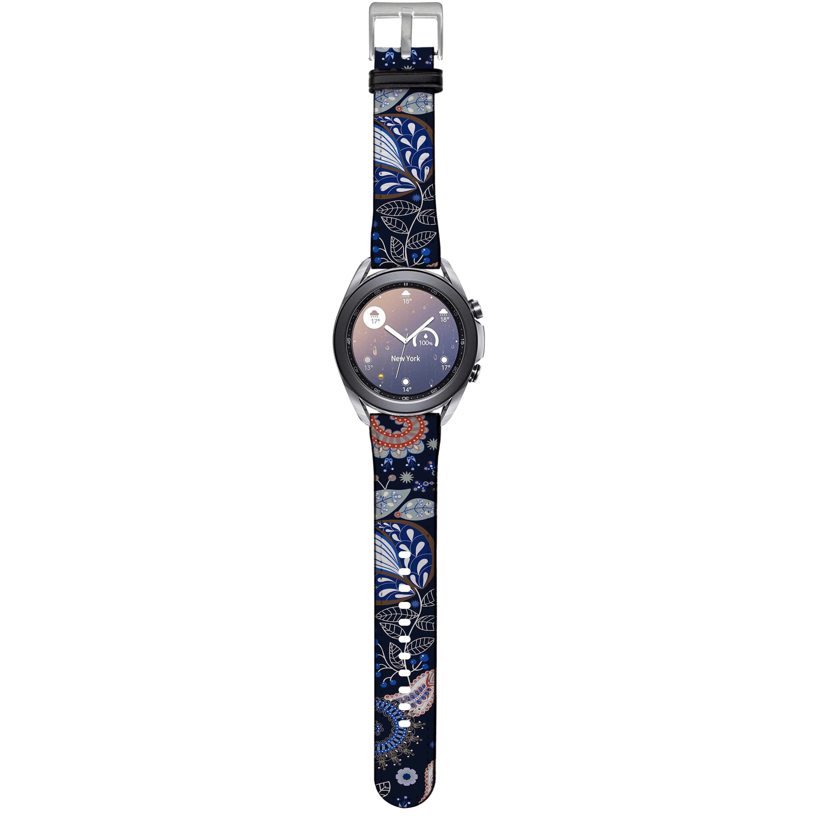 Apple Watch Straps-Andersea Android Watch Strap-Paper Leather Samsung Watch Straps Product Details Get trendy with our Paper leather Samsung Watch bands. Available for all models of Samsung watch. High quality Paper Leather Fully printed on all exterior sides. Samsung Watch Band 40mm/42mm Samsung Watch Band 45mm/46mm-Stringberry