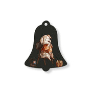 Christmas Decorations ANTICIPATION- Wooden Xmas Bell And Fridge Magnet
