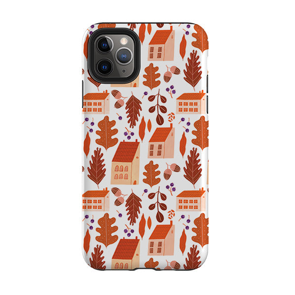 iPhone Tough Case - Autumn Pattern By Madalina Andronic