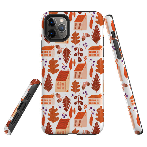 iPhone Tough Case - Autumn Pattern By Madalina Andronic