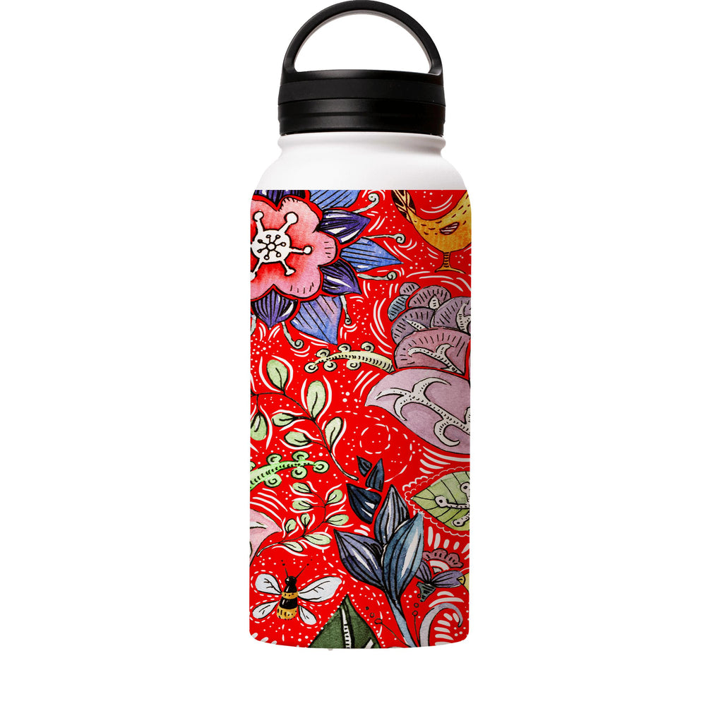 Water Bottles-Beetham Insulated Stainless Steel Water Bottle-32oz (945ml)-handle cap-Insulated Steel Water Bottle Our insulated stainless steel bottle comes in 3 sizes- Small 12oz (350ml), Medium 18oz (530ml) and Large 32oz (945ml) . It comes with a leak proof cap Keeps water cool for 24 hours Also keeps things warm for up to 12 hours Choice of 3 lids ( Sport Cap, Handle Cap, Flip Cap ) for easy carrying Dishwasher Friendly Lightweight, durable and easy to carry Reusable, so it's safe for the pl