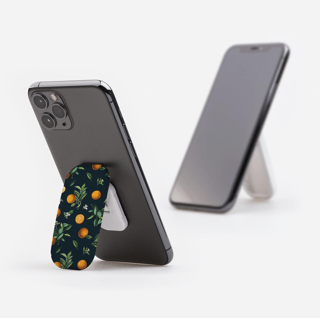 Black Orchard Phone Stand