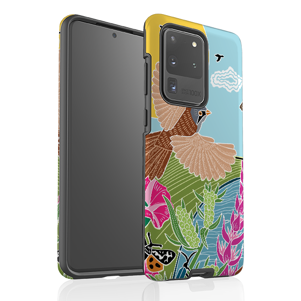 Samsung Tough Case - Bearded Tits By Kate Heiss