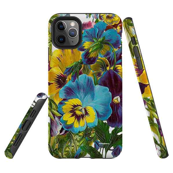 iPhone Tough Case - Blue Garden