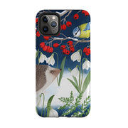 iPhone Tough Case - Blue Tit And Hedgehog By Bex Parkin