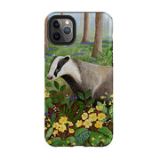 iPhone Tough Case - Bluebell Badger By Bex Parkin