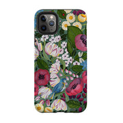 iPhone Tough Case - Bluebird Flowers By Bex Parkin